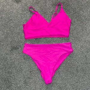 SHEIN high waist bikini swim suit